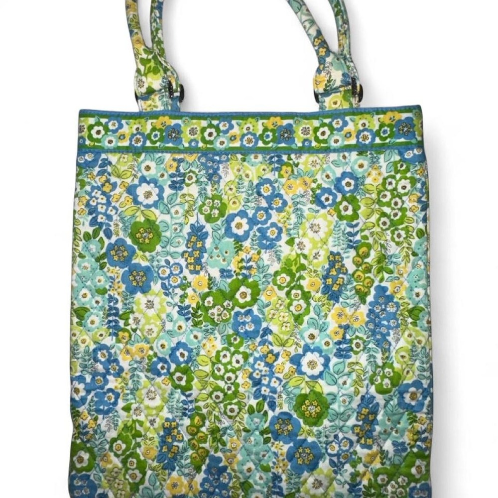 Vera Bradley English Meadow Slim Tote Bag Handbag